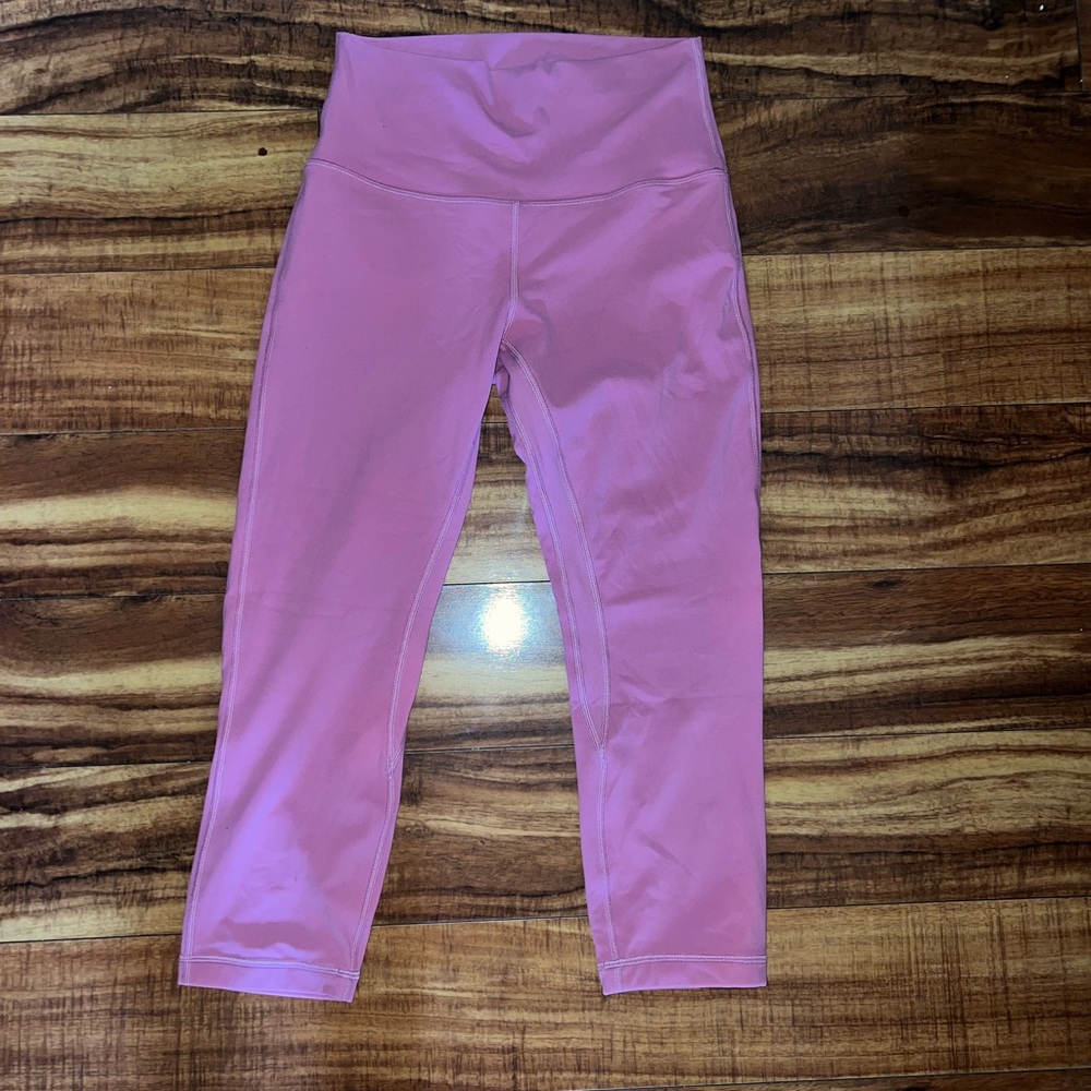 Lululemon Pink High-Waist Active Leggings